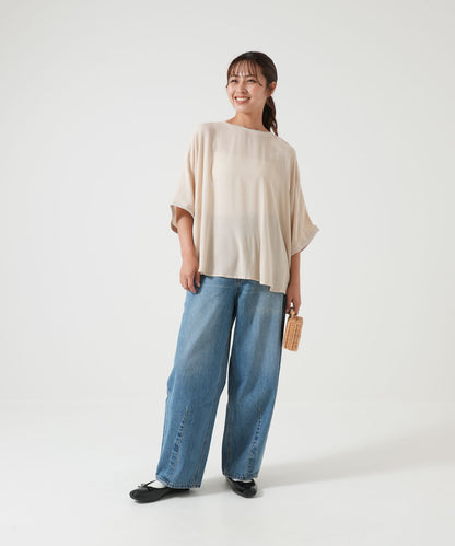 《5月21日入荷》さらっと快適Tシャツブラウス