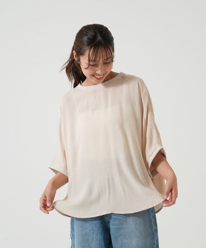 《5月21日入荷》さらっと快適Tシャツブラウス