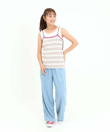 ボーダーベージュ / 162cm / FREE