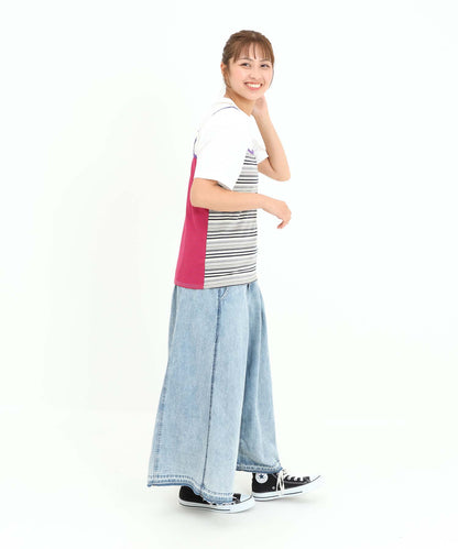 ボーダーネイビー / 162cm / FREE