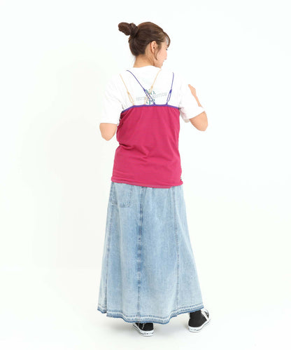ボーダーネイビー / 162cm / FREE