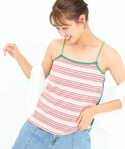 ボーダーピンク / 162cm / FREE