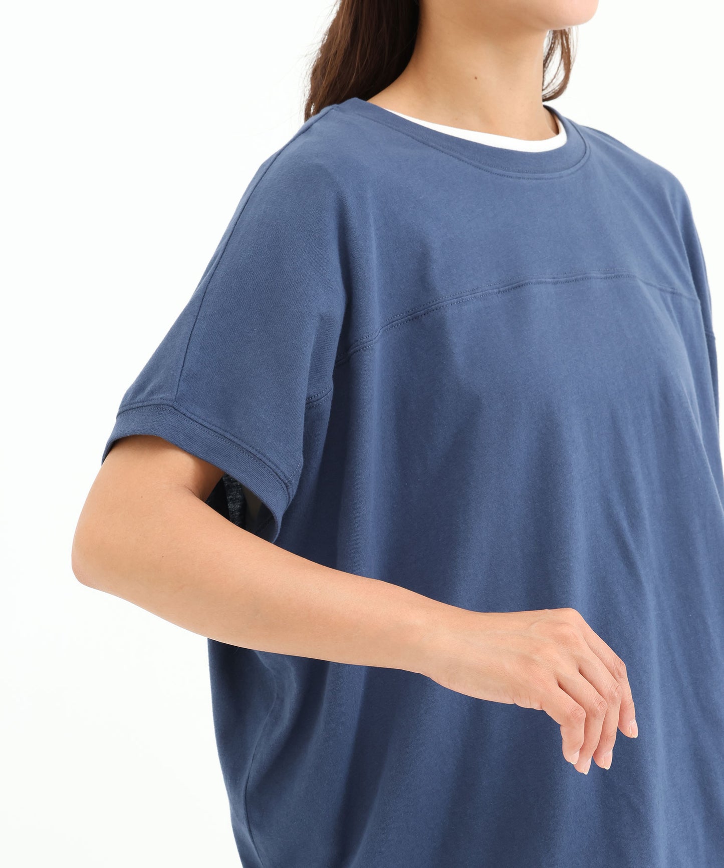 《7月17日発売》ハート刺繍ドルマンプルオーバー