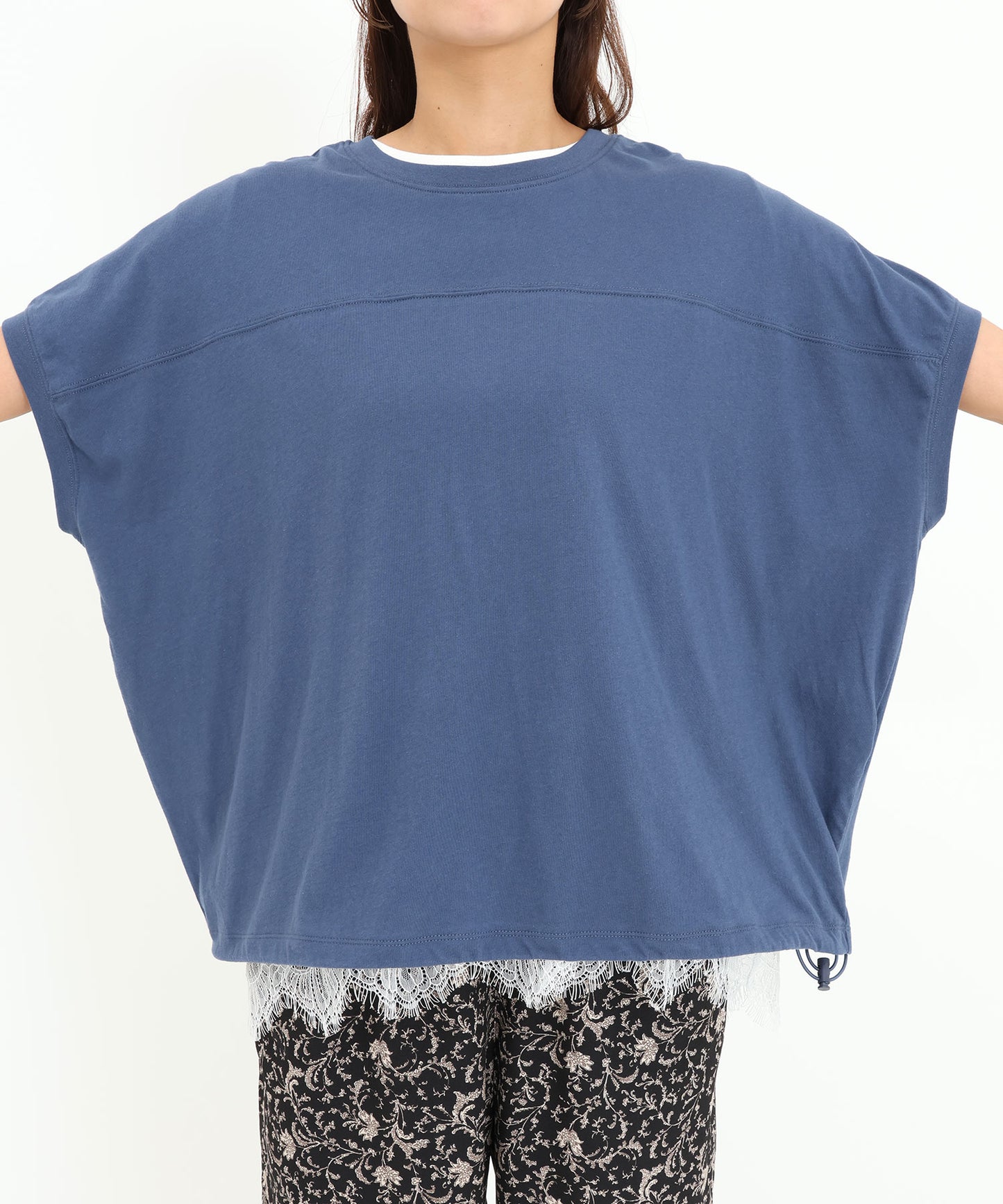 《7月17日発売》ハート刺繍ドルマンプルオーバー