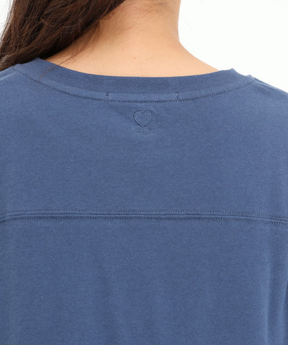 《7月17日発売》ハート刺繍ドルマンプルオーバー