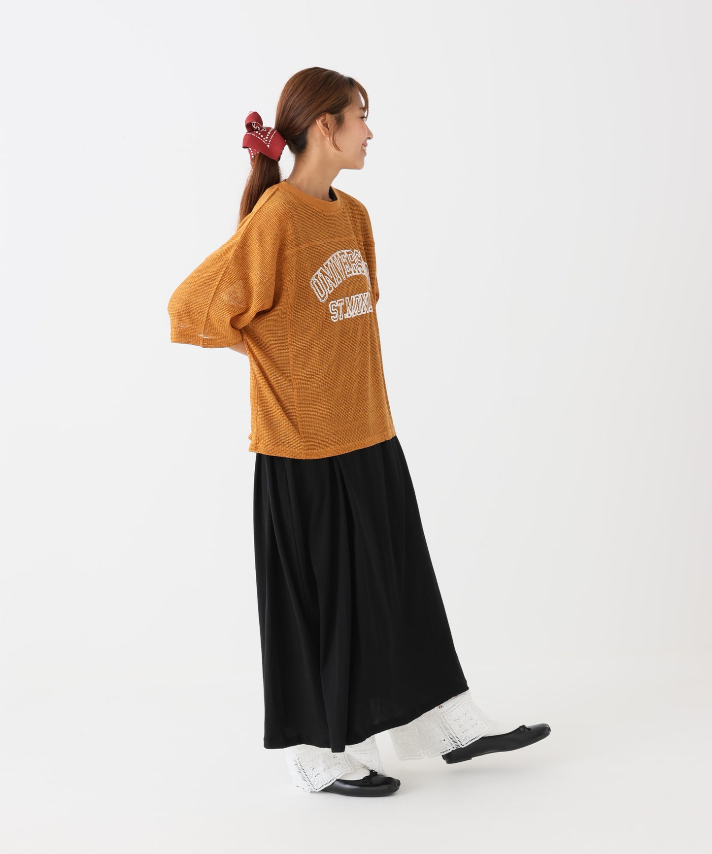 オレンジ / 162cm / FREE