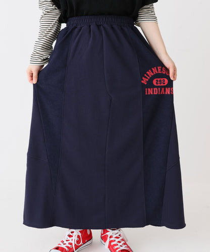 《10/1発売》裏毛プリントスカート