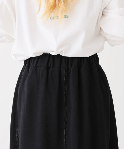 《近日発売》OE裏毛配色ステッチスカート