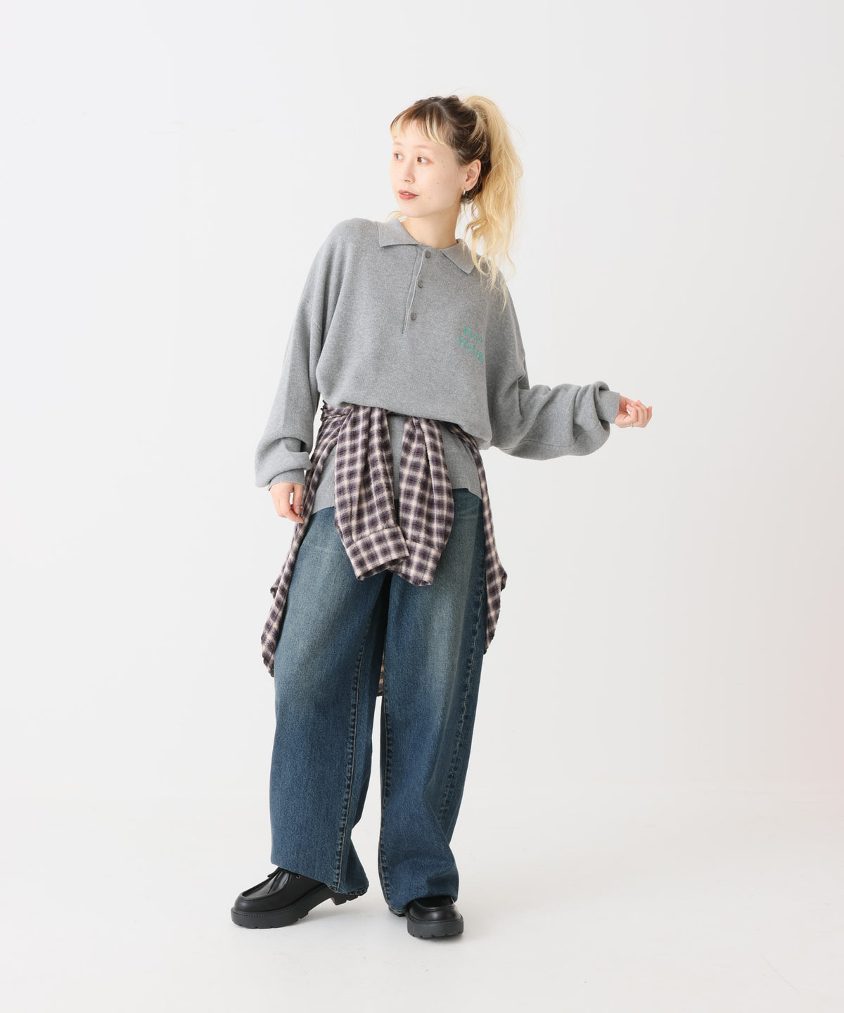グレー / 154cm / FREE