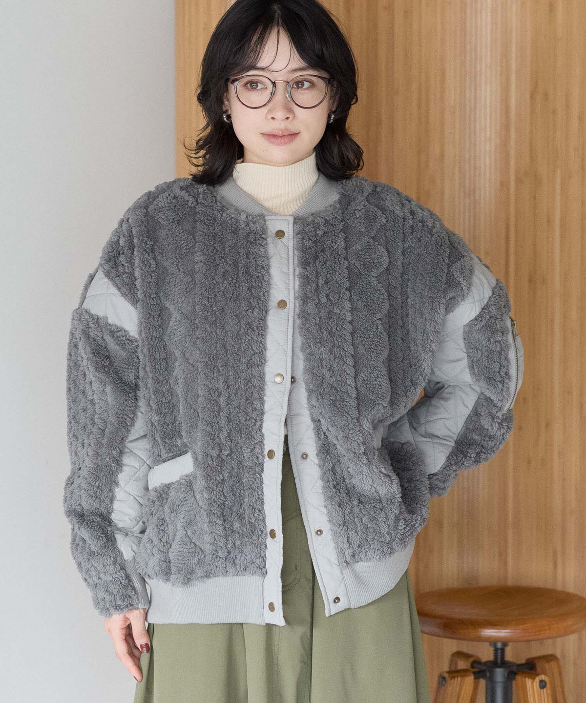 グレー / 157cm / FREE