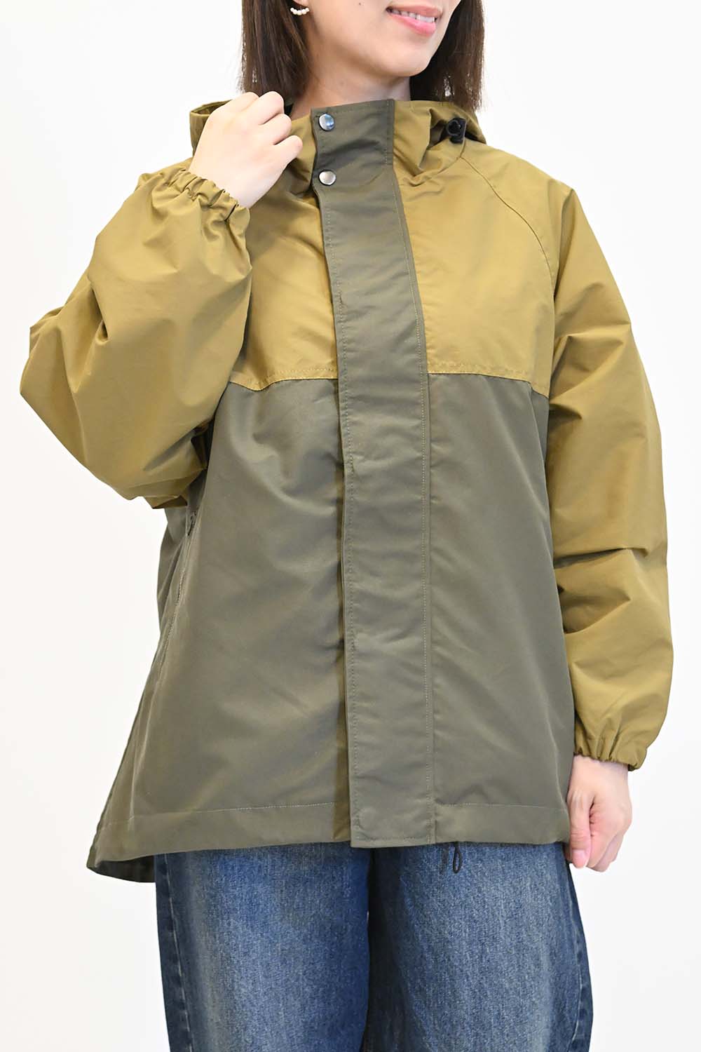 【新品未使用】2ピースマウンテンパーカ B5023 khaki M 新品未使用】2ピースマウンテンパーカ B5023 khaki M