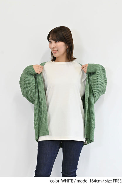 スムース裾スクエアロンTEE