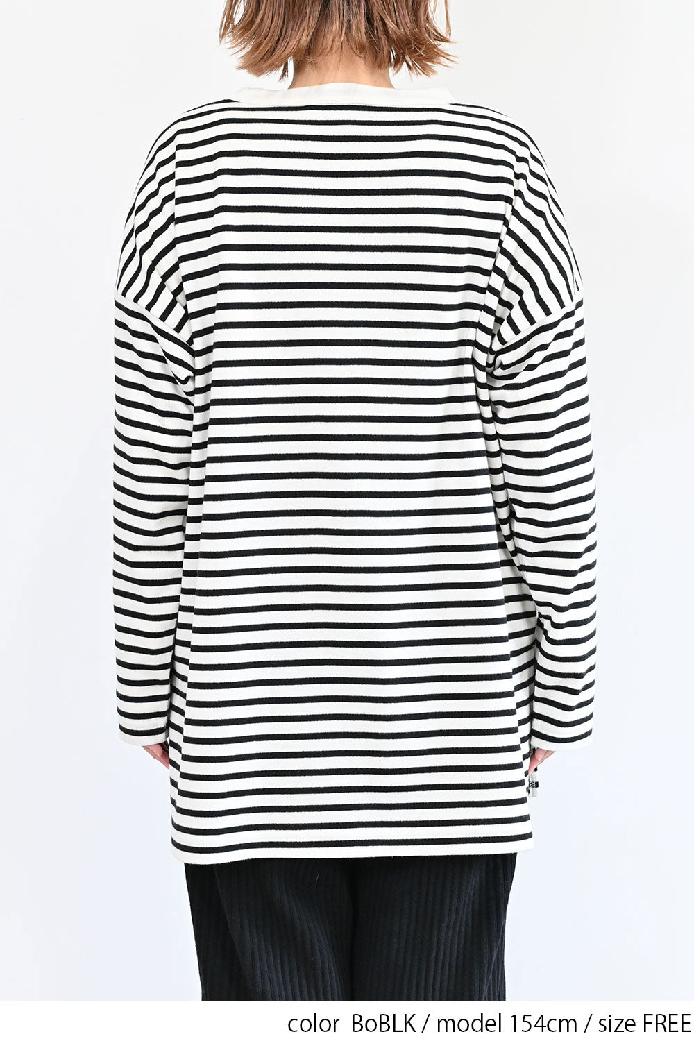 スムース裾スクエアロンTEE