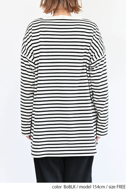 スムース裾スクエアロンTEE