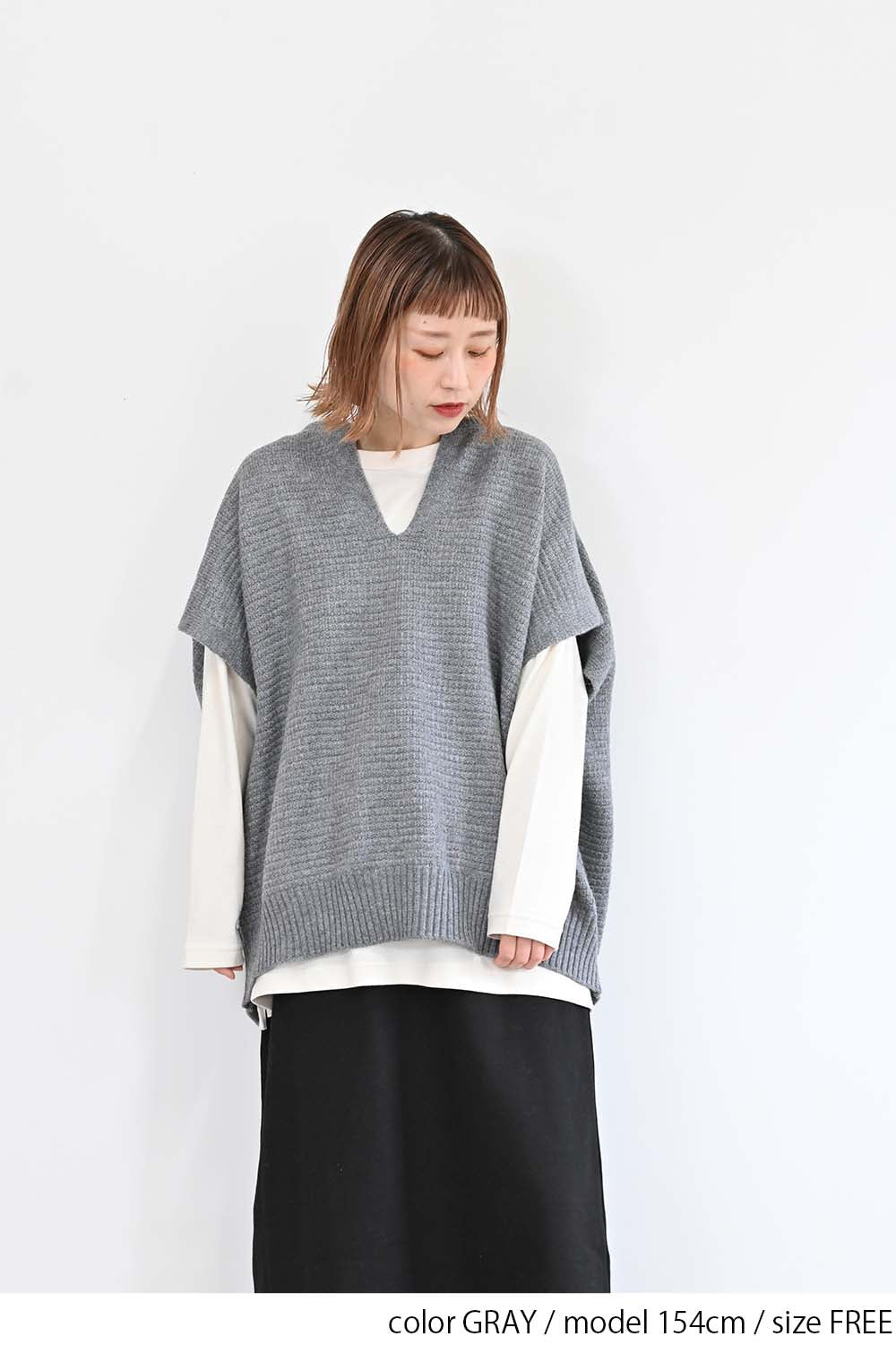 GRAY / 154cm / FREE