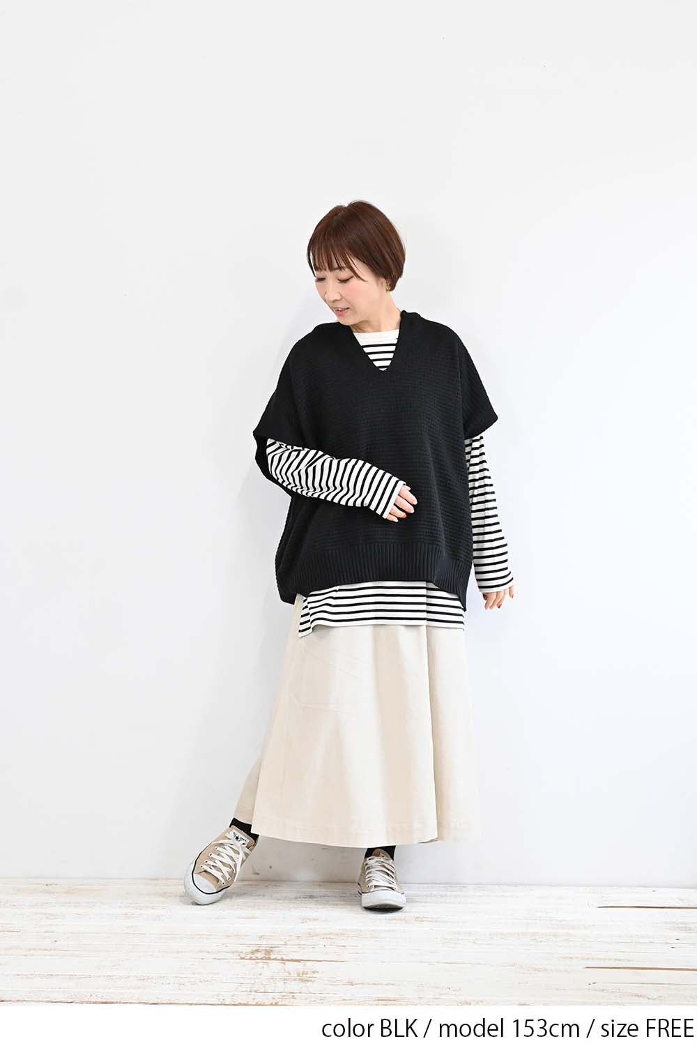 BLK / 153cm / FREE