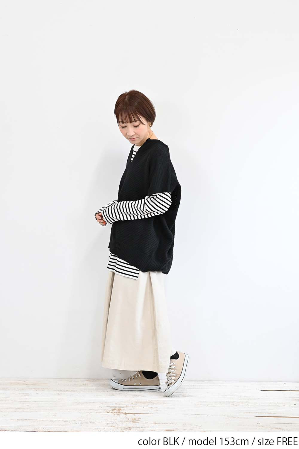 BLK / 153cm / FREE