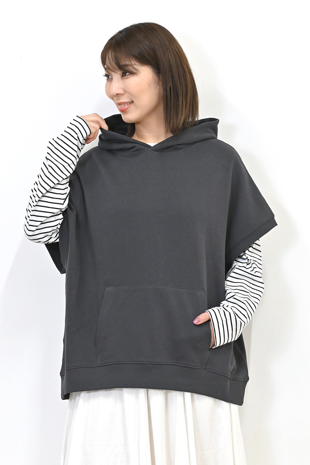 ≪SALE≫ Hoodie Fleece Vest