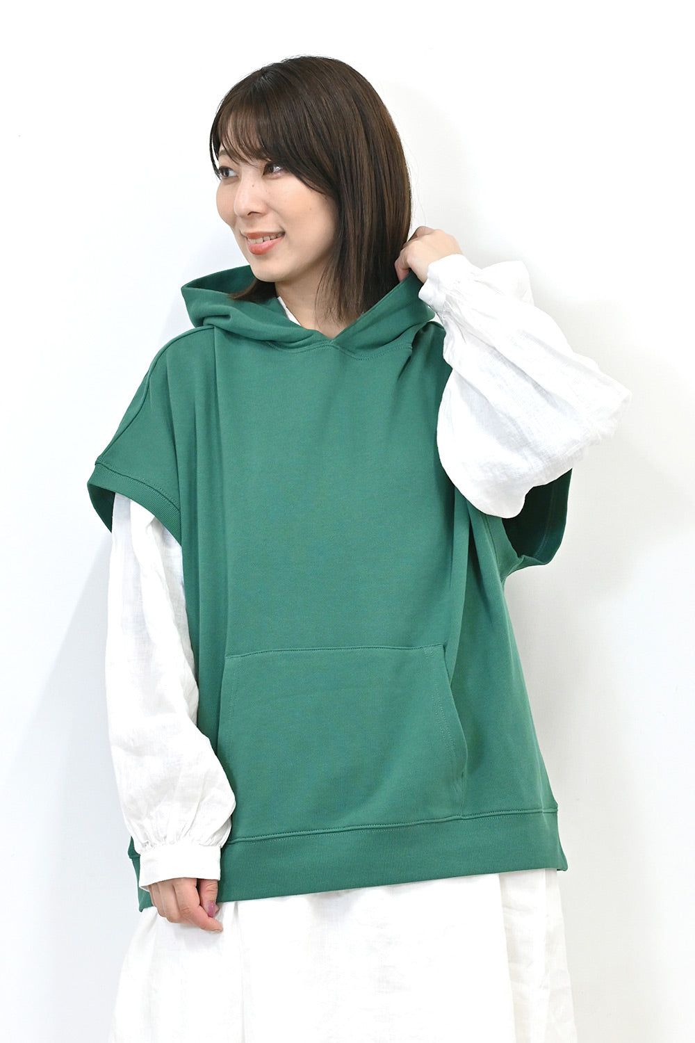 ≪SALE≫ Hoodie Fleece Vest
