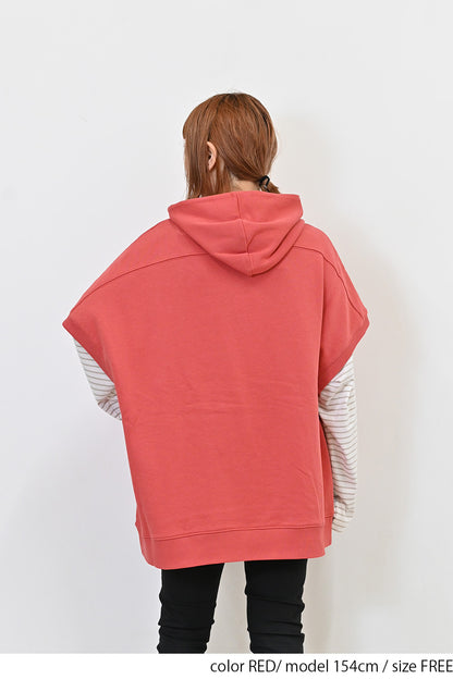 ≪SALE≫ Hoodie Fleece Vest