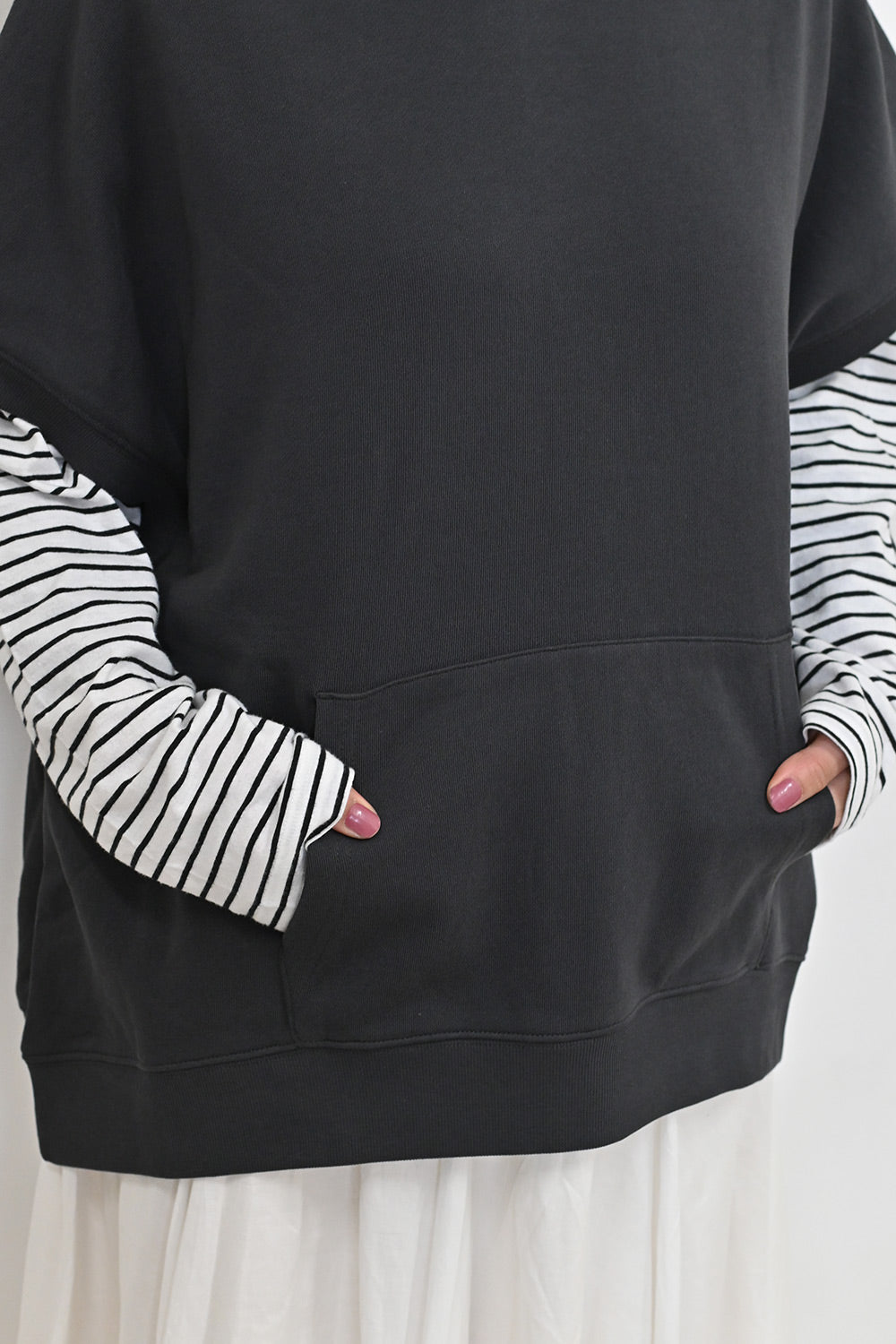 ≪SALE≫ Hoodie Fleece Vest