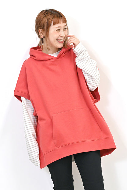 ≪SALE≫ Hoodie Fleece Vest
