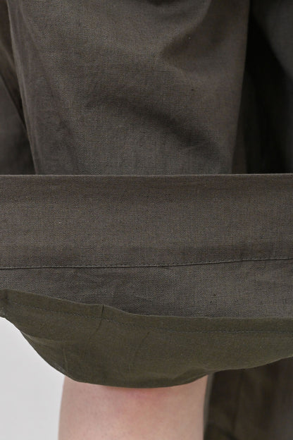≪SALE≫ Cotton-Linen Gaucho Pants -1