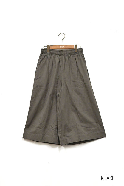 ≪SALE≫ Cotton-Linen Gaucho Pants -1