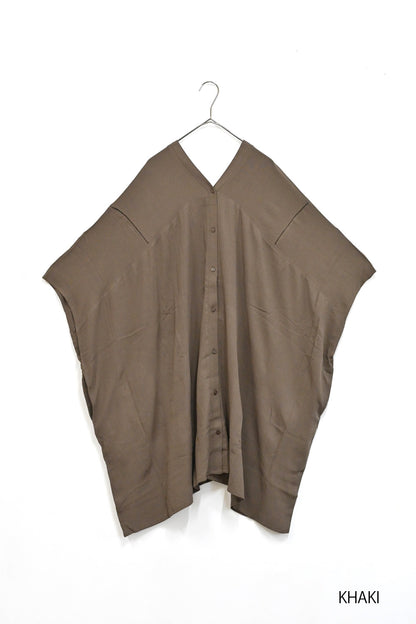 Rayon Crinkled Big Cardigan