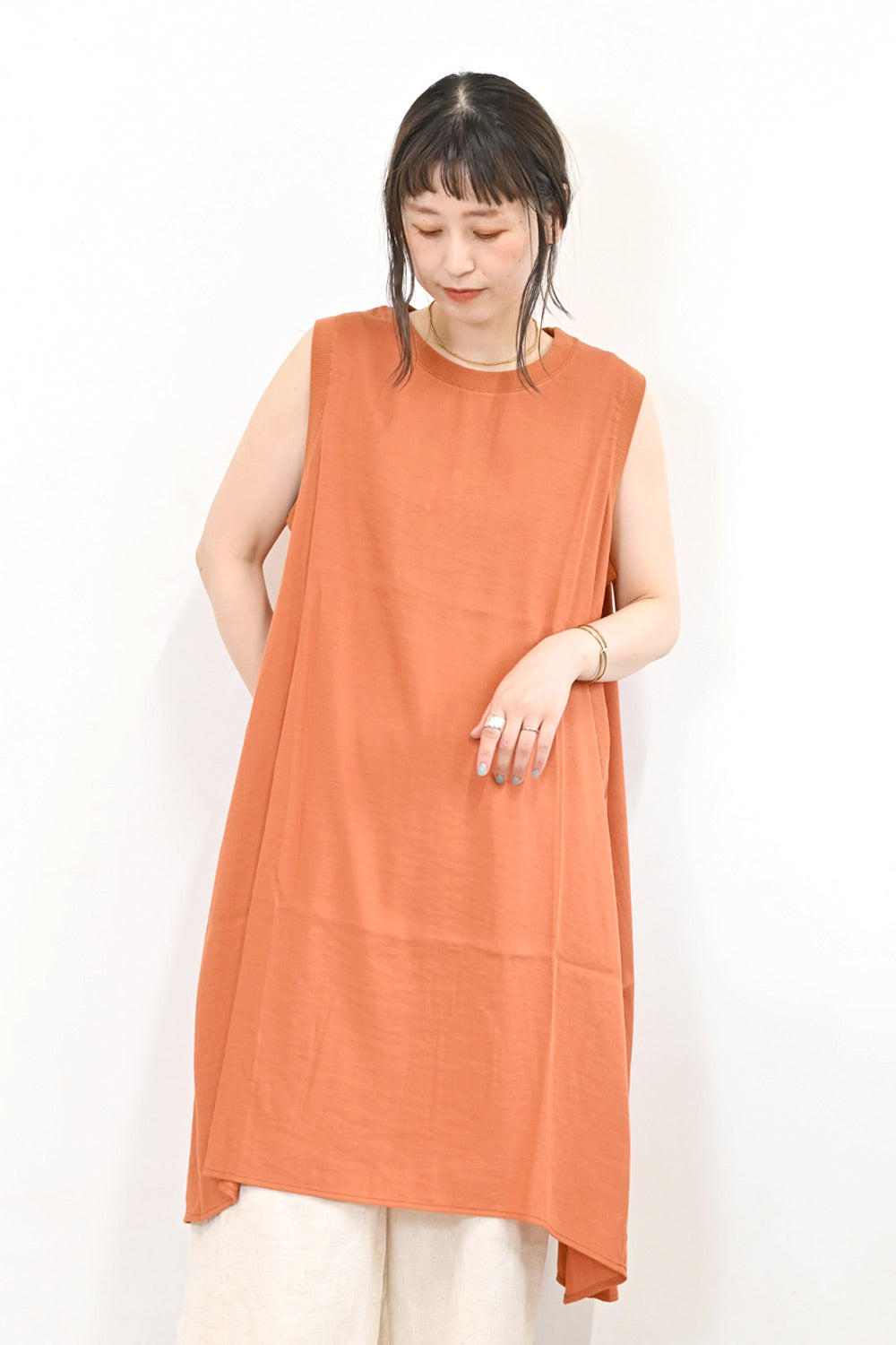 ≪SALE≫レーヨンノースリチュニック – HEART MARKET