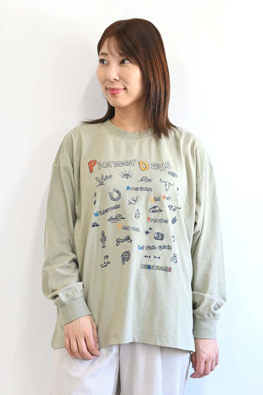 楽天市場】ボーダーTシャツ / 公式 CUBE SUGAR マルチボーダー T