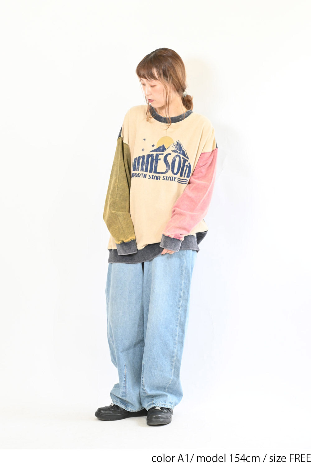 ≪SALE≫【CUBE SUGAR】30/10裏毛パウダー加工マウンテン