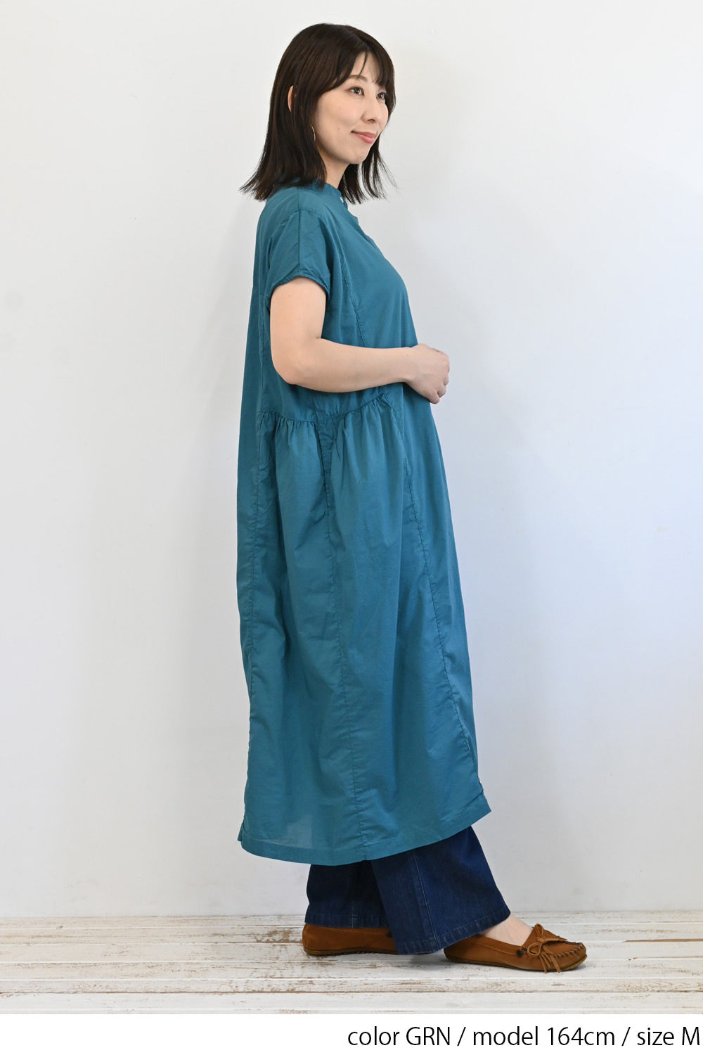 在庫わずか／≪SALE≫綿ローン切替シャツワンピース – HEART MARKET