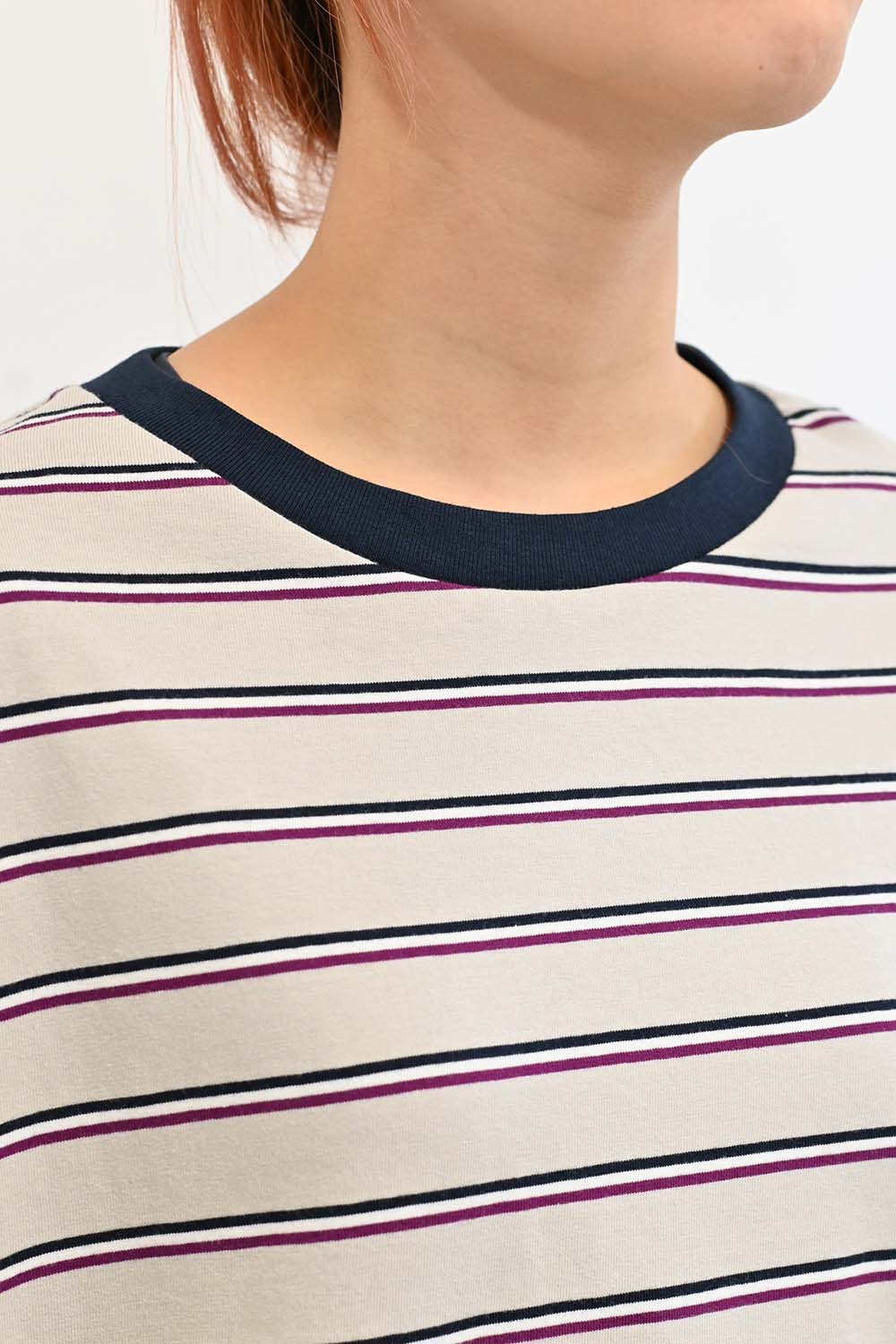 ≪SALE≫【GENTIL】 Trim Border Long Tee