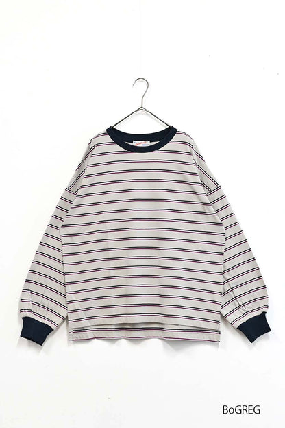 ≪SALE≫【GENTIL】 Trim Border Long Tee