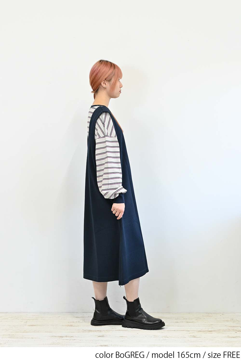 ≪SALE≫【GENTIL】 Trim Border Long Tee