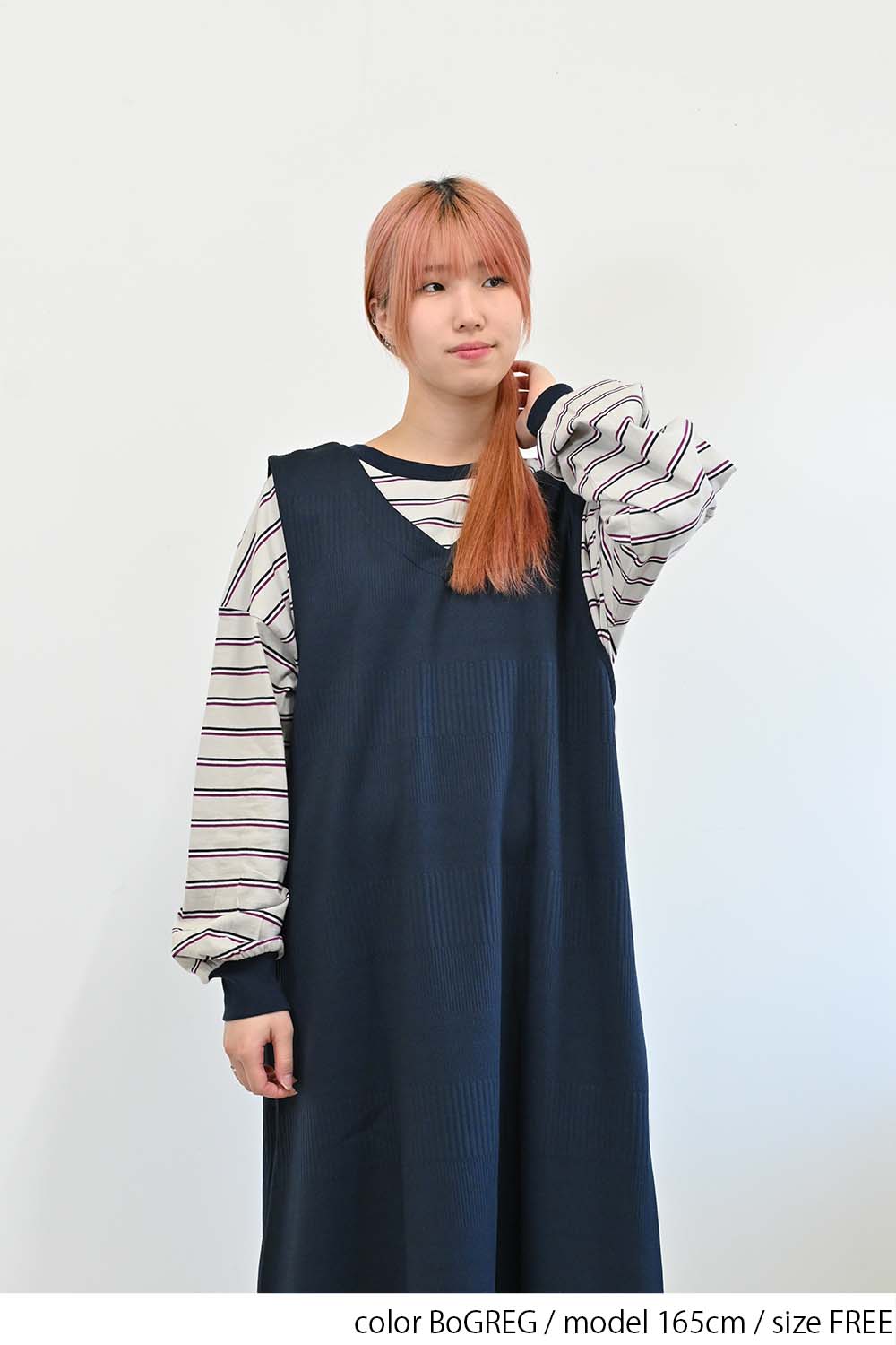 ≪SALE≫【GENTIL】 Trim Border Long Tee