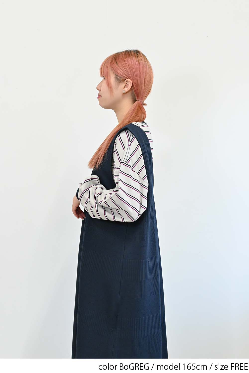 ≪SALE≫【GENTIL】 Trim Border Long Tee