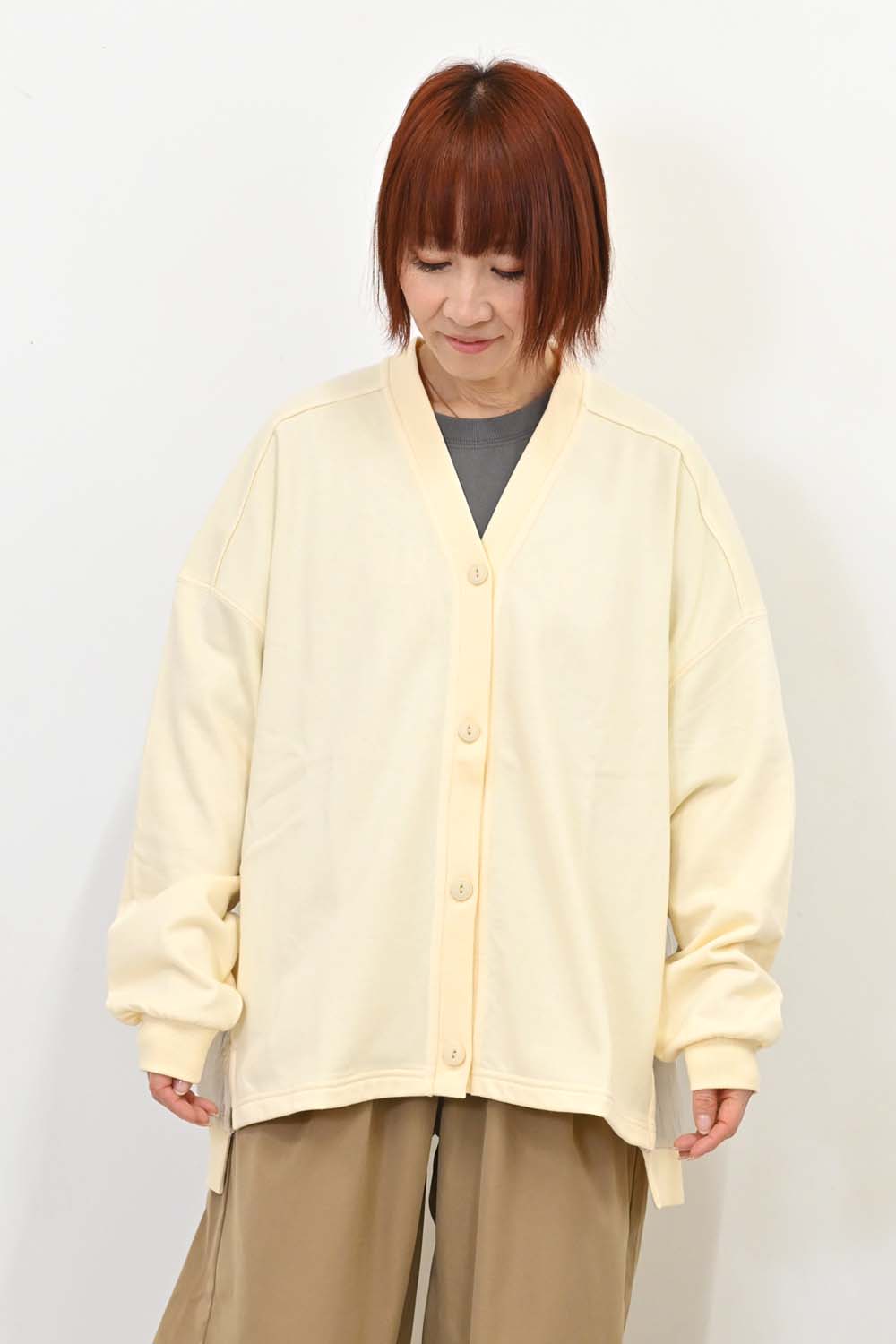 ≪SALE≫【GENTIL】シアー切替ワイドカーディガン – HEART MARKET