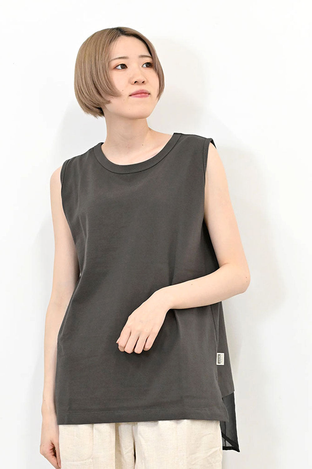 最後の１点★完売品 ALO着心地最高 リブタンクトップ S グリーン ≪SALE≫【GENTIL】裾シアー切替タンク – HEART MARKET
