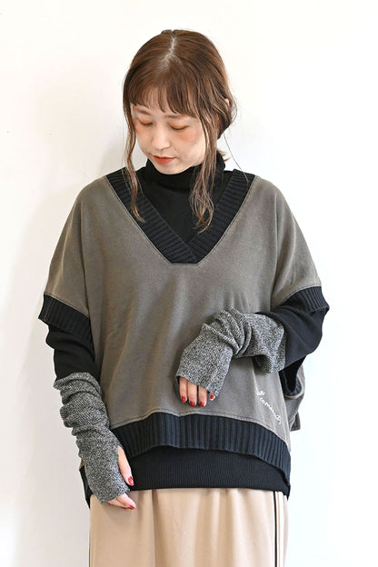 【Classic byGENTIL】RIB Knit タートル