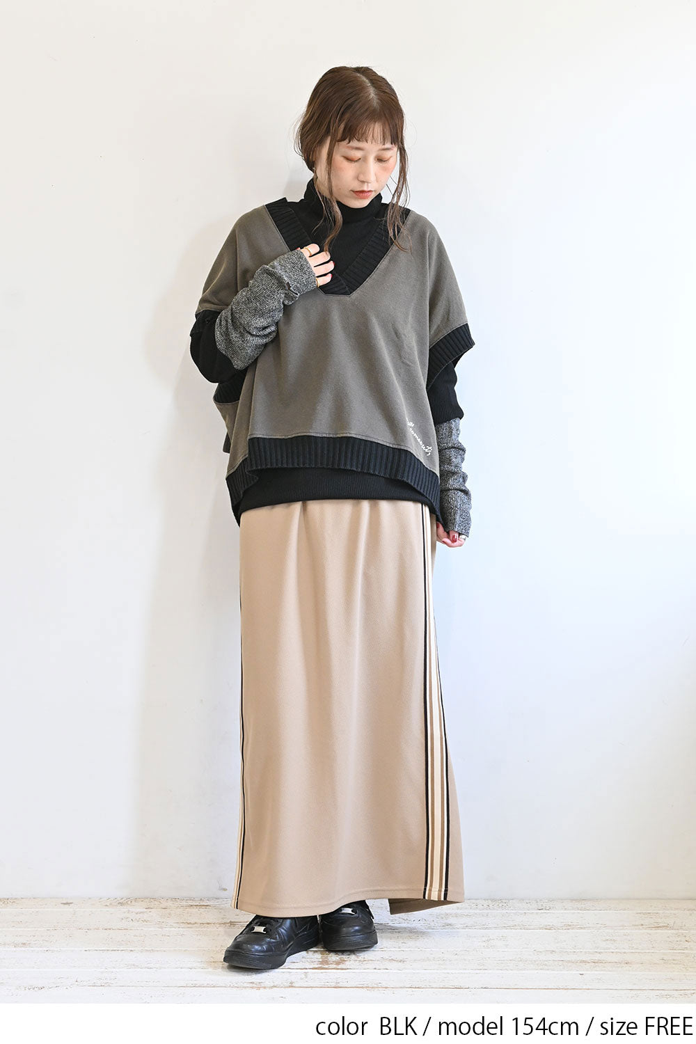 【Classic byGENTIL】RIB Knit タートル