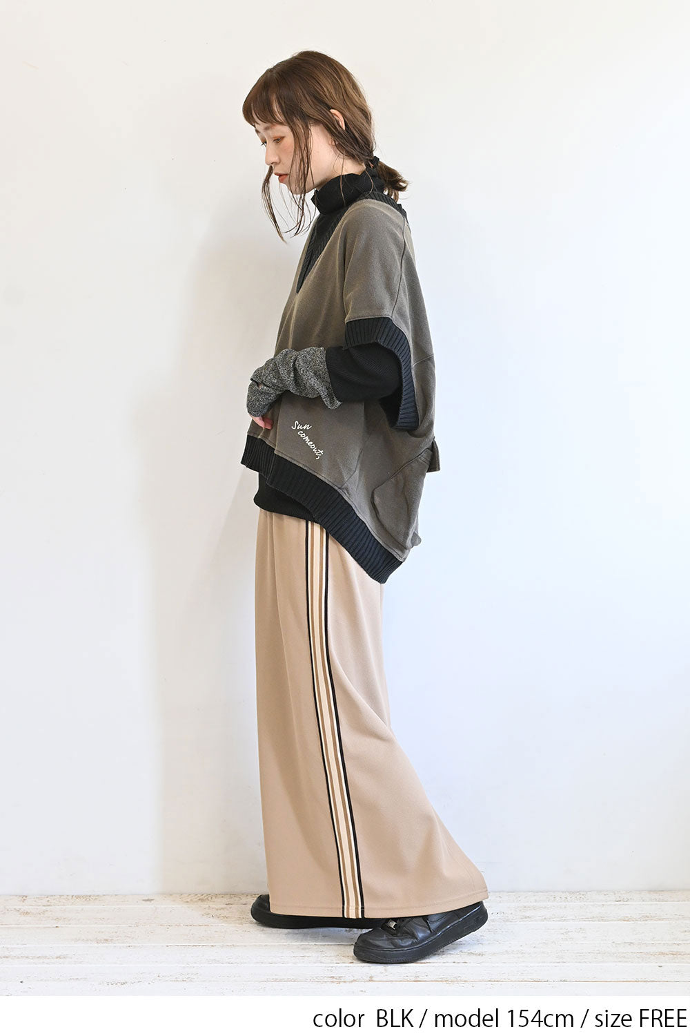 【Classic byGENTIL】RIB Knit タートル