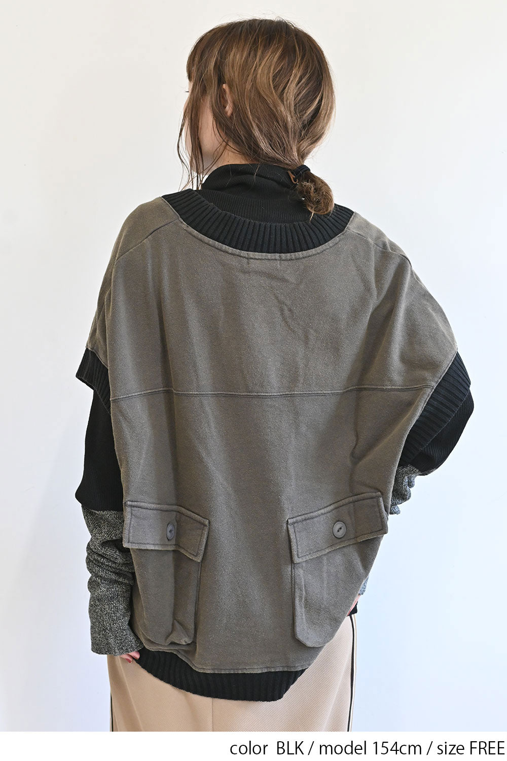 【Classic byGENTIL】RIB Knit タートル