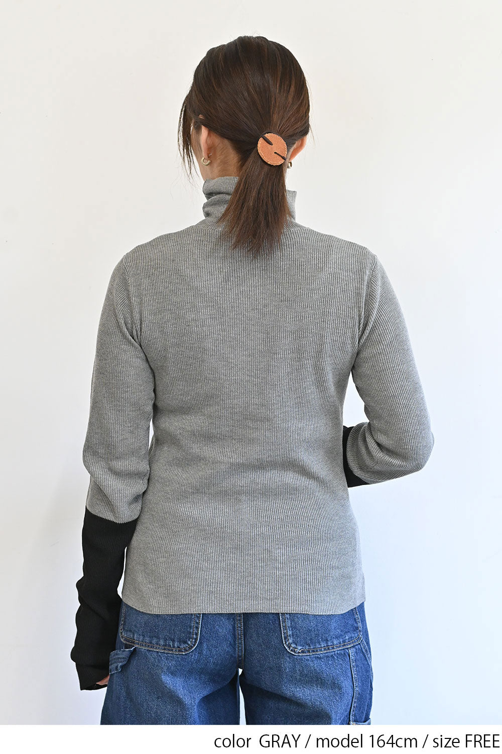 【Classic byGENTIL】RIB Knit タートル
