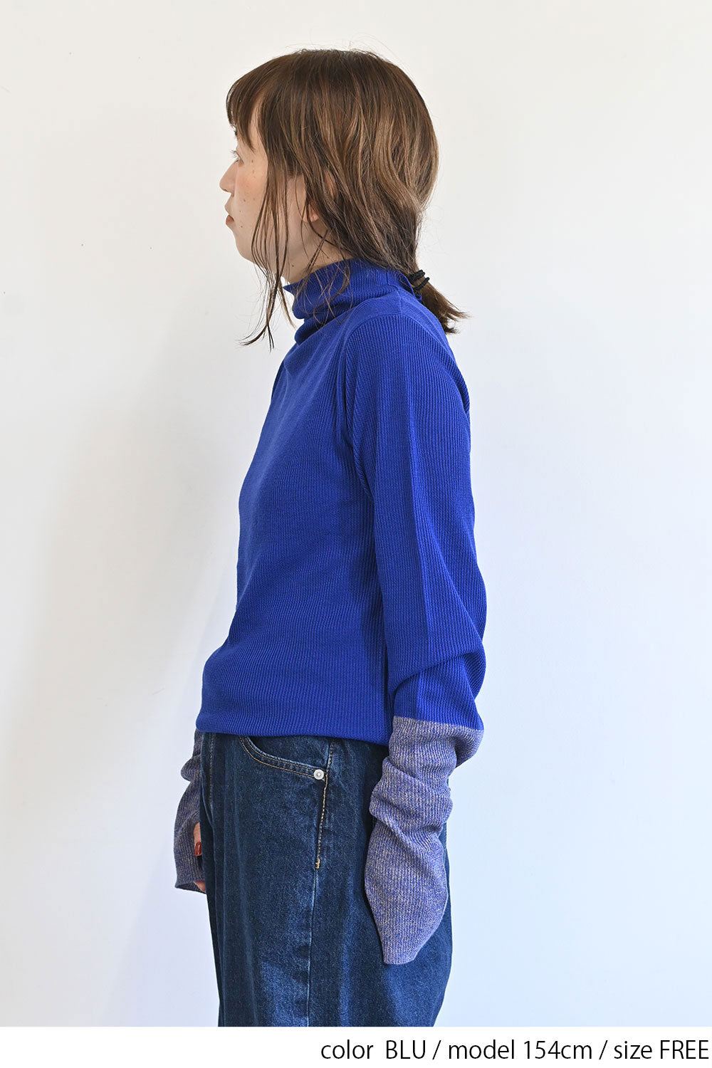 【Classic byGENTIL】RIB Knit タートル
