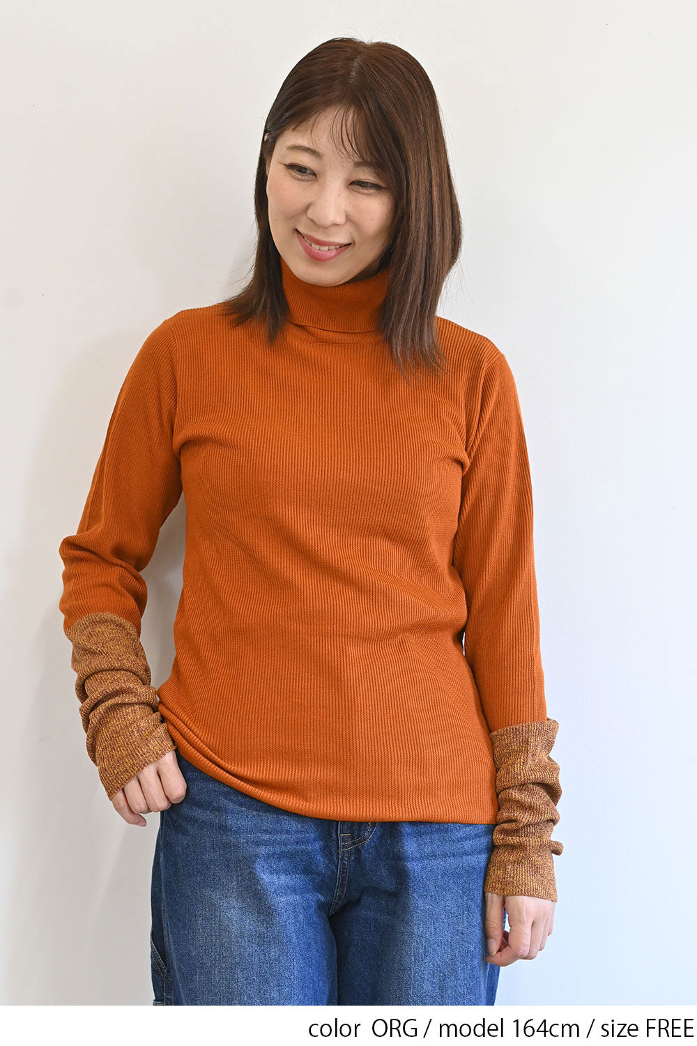【Classic byGENTIL】RIB Knit タートル