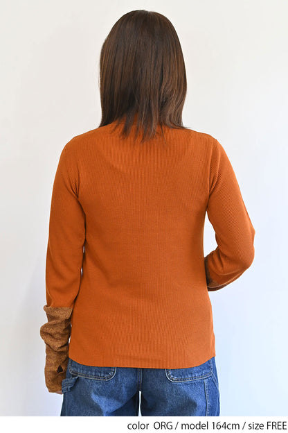 【Classic byGENTIL】RIB Knit タートル