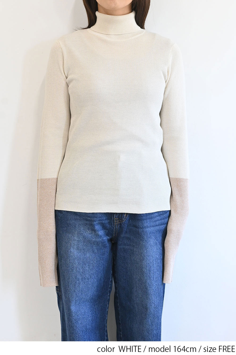【Classic byGENTIL】RIB Knit タートル