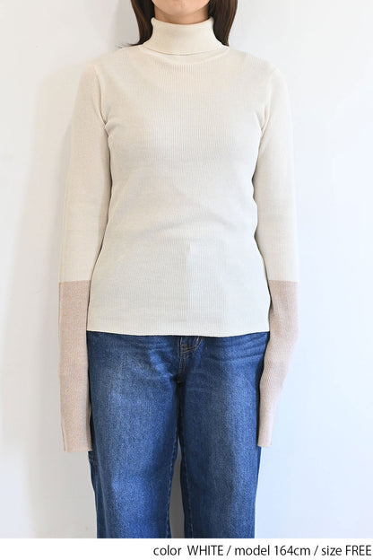 【Classic byGENTIL】RIB Knit タートル